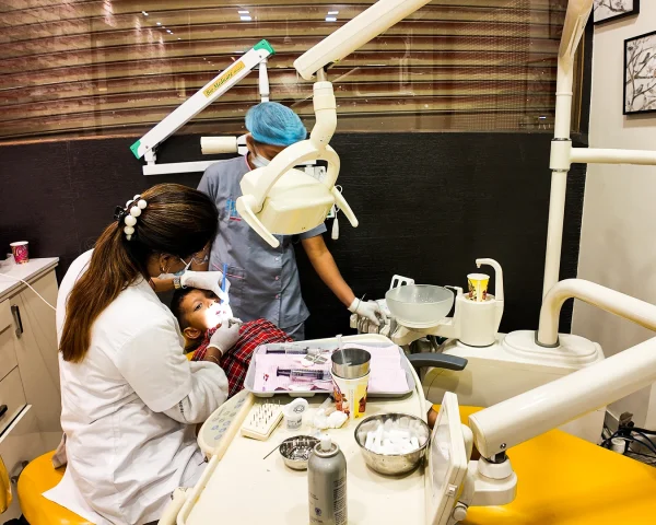 Dr Sujata Pingale in Treatment at Chikhali Dental Clinic